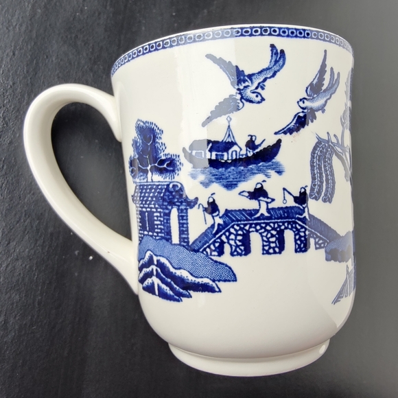 1 | made in England 🇬🇧 | Blue Willow 🤍💙 | 9 oz coffee ☕ mug - Picture 10 of 11